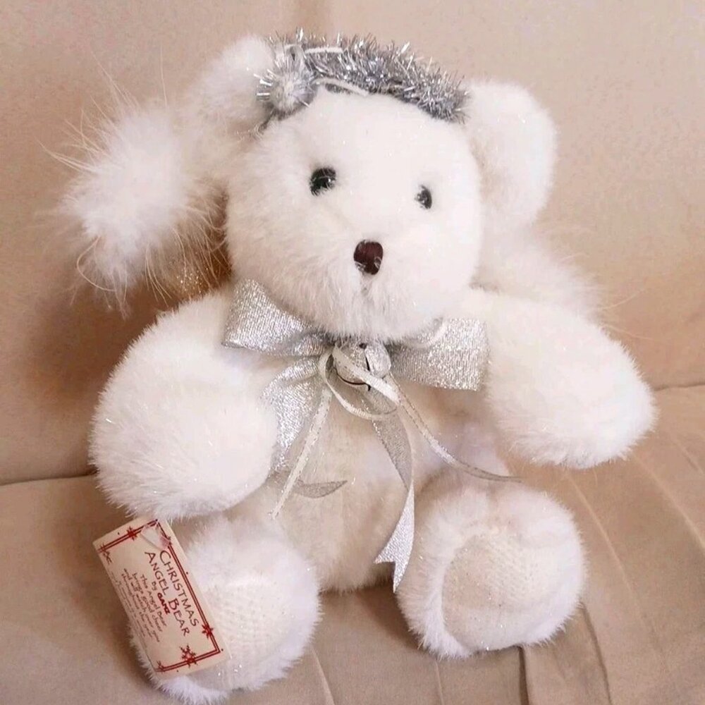 Ganz Christmas Angel Bear Battery Operated Plays 8 Songs